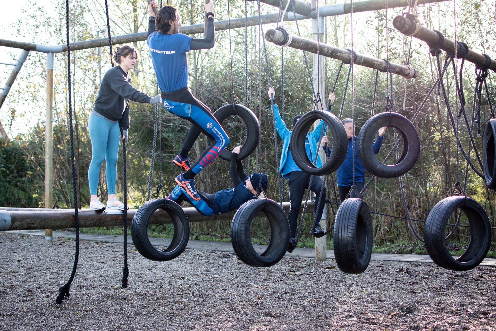 hindernissen klimmen
