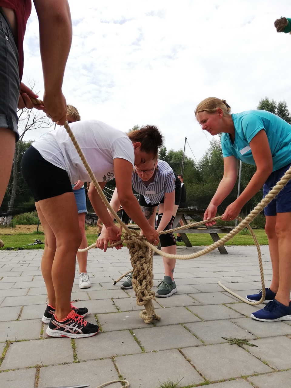 Teambuilding - Teams in touw – foto 1