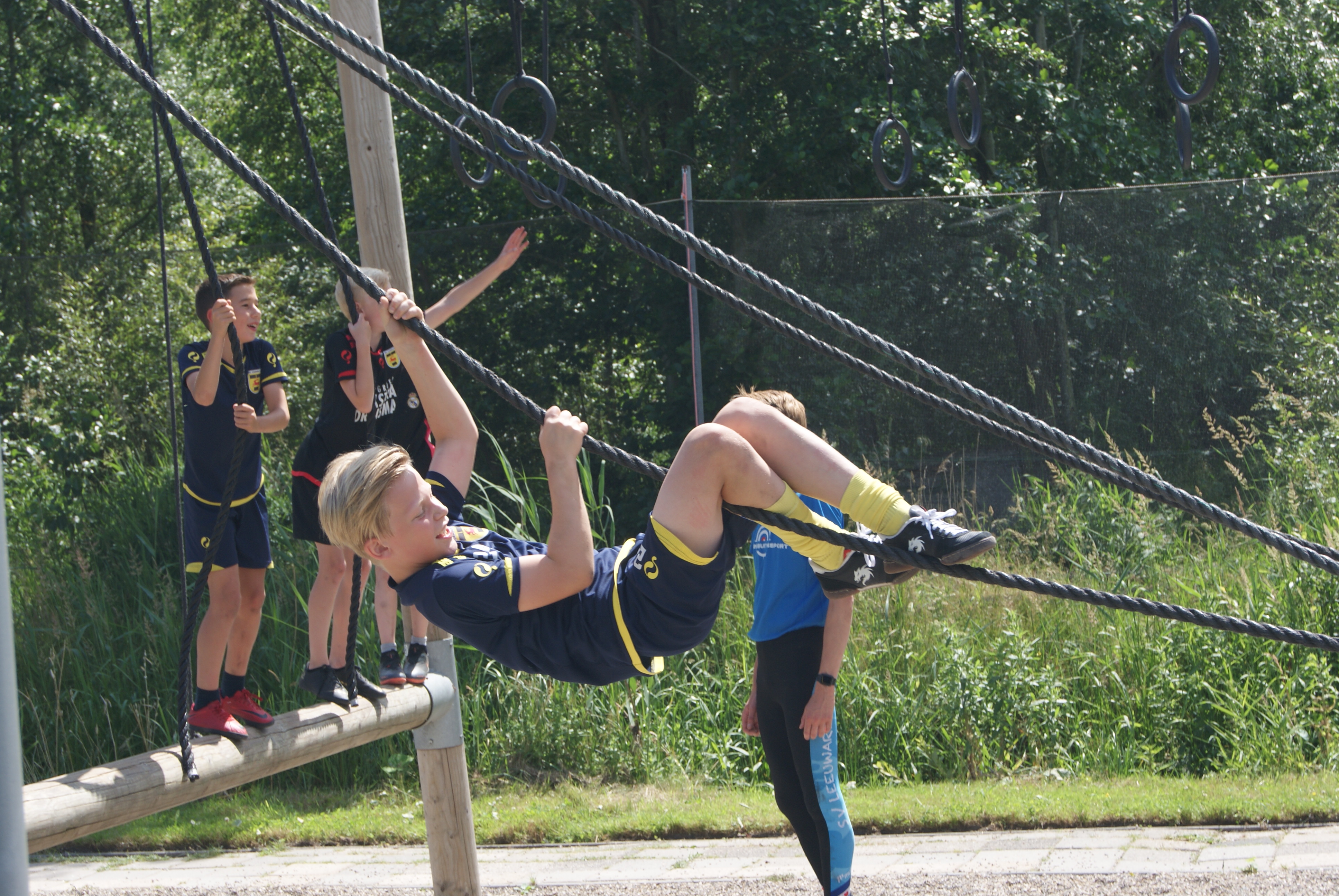 sporten tijdens survivalruntraining