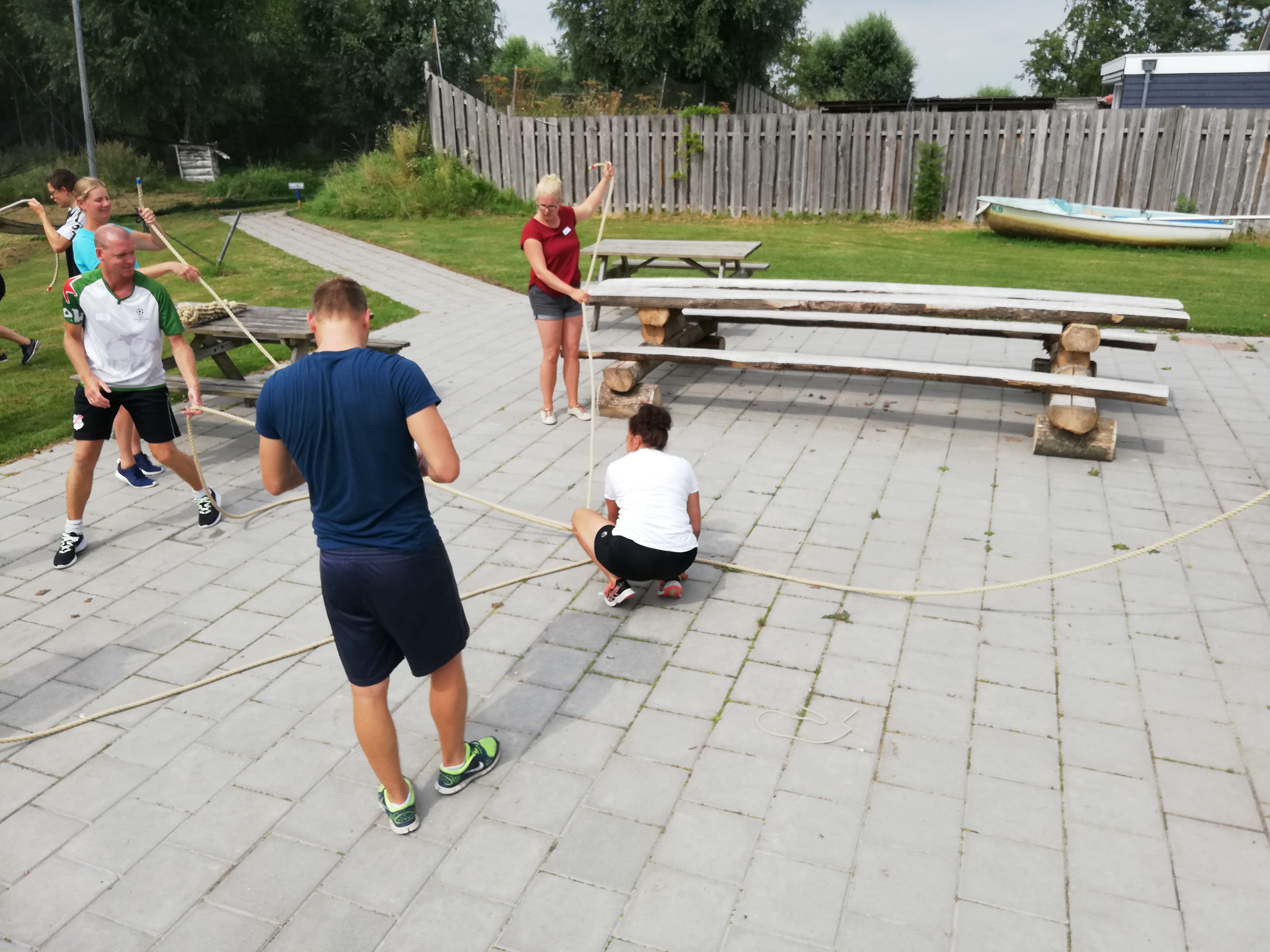 Teambuilding - Teams in touw – foto 3